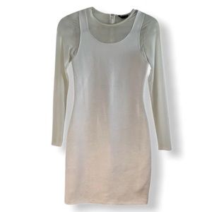 Topshop Mesh Bodycon Dress